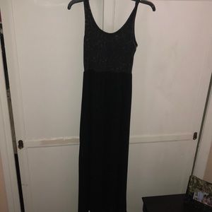 H&M Black maxi dress